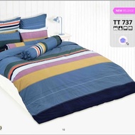TOTO ชุดเครื่องนอน (ผ้าปู+นวม) ขนาด 6 ฟุต TT737 (ของแท้ 100%)