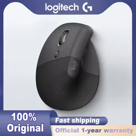 OriginalLogitech Lift Left Vertical Ergonomic Mouse, Left-Handed, Wireless, Bluetooth or Logi Bolt U