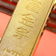 I Gold Shop Bank Gold Bar Sample Investment Lucky Ornaments Really Open Metal Crafts Housewarming Gi