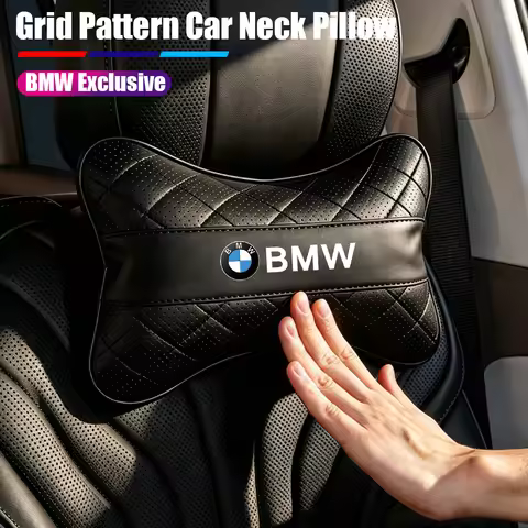 Car Seat Head Support Cushion Lumbar Pillow Interior Accessories For BMW E90 G80 M3 G30 M5 F82 F83 F