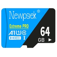 NEWPSTEK Class10การ์ดความจำความเร็วสูงกันน้ำทนต่อแรงกระแทกความเย็นความร้อนกันแม่เหล็กจัดเก็บข้อมูล32/64/128/256/512GB/1TB SD-Card การ์ดเก็บข้อมูลแฟลช TF สำหรับการ์ดหน่วยความจำโทรศัพท์การ์ดความจำ Class10