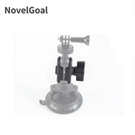 NovelGoal Short Double Socket Extension Arm Ram Mount for 1" Ball Head Base Adapter for Gopro Camera Bicycle Motorcycle Phone Holder
