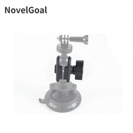 NovelGoal Short Double Socket Extension Arm Ram Mount for 1" Ball Head Base Adapter for Gopro Camera