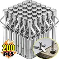 Large Flange Tri-Fold Blind Rivets - Aluminum Alloy Corrosion Resistant - For Structural Application