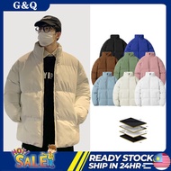 Jaket Lelaki Outdoor Jaket Winter Cotton Jacket Men and Women Windproof Warm Jacket Thin Jacket Oute