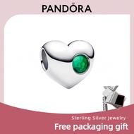 100% identical Pandora S925 sterling silver jewelry pendant bracelet gift Engravable May Crystal Bir