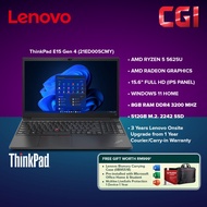 Lenovo 15.6" Thinkpad E15 Gen 4 AMD Ryzen 5-5625U 8GB 512GB W11H 3Y Onsite - 21ED005CMY