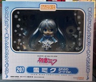 日版 2012 GSC Q版 黏土人 207 初音未來 雪初音