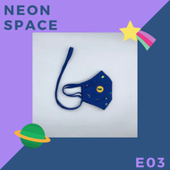 หน้ากากผ้า/แมส/แมสผ้า (Neon space) by.Kiddolkids สำหรับผู้ใหญ่/เด็ก ป้องกันเชื้อแบคทีเรีย 97.4% ผ้า 3 ชั้น มีที่ใส่แผ่นกรอง+ลวดดามจมูก สายปรับระดับได้