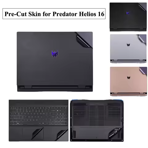 Pre-Cut Laptop Vinyl Sticker Anti Scratch Skin Cover Film for 2024 Predator Helios Neo 16 PHN16-71 P