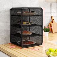 Tudung Saji Luxury 4-5 Susun - Baja Premium Tahan Panas Model Transparan & Baru Nama