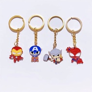 Cartoon Cartoon Anime Cute Avengers Spiderman Iron Man Thor Captain America Keychain Charm