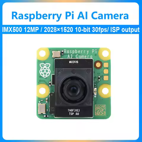 Raspberry Pi AI Camera 12MP IMX500 Official Original Intelligent visual Sensor On-Board RP2040