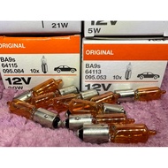 OSRAM BA9s Bulb Single Contact Boxer H10W H6W H21W HY21W H5W Quartz Small Lamp