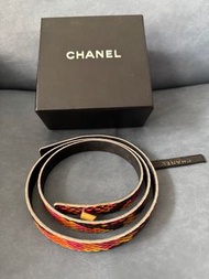Chanel 蛇皮腰帶，made in France，size 75/30