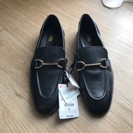 Zara LOAFERS LEATHER Women's Office Shoes ORIGINAL NEW