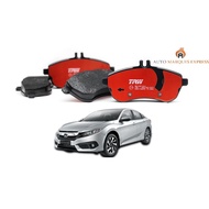 TRW DTEC Ceramic Brake Pad Front & Rear for Honda Civic FC