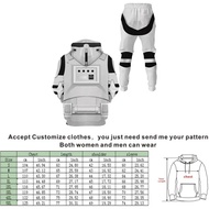 【COOL】 Male Imperial Cosplay Stormtrooper Costume Hoodies Pants Outfits Fantasy 3d Printed Accessori