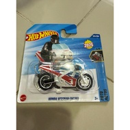 Hot Wheels Honda CB750 Cafe VFR750R (R30) Honda Motocompo 90 SS Super Sprint Vespa Red White Honda S