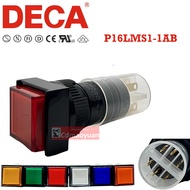 DECA Push Button Switch P16LMS1-1AB P16LMS2-1AB Self-Reset Square 16MM Hole