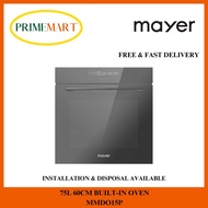 MAYER MMDO15P 75L BUILT-IN OVEN - 2 YEARS MAYER WARRANTY + FREE DELIVERY