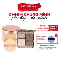 Combo Cushion Hexze + Veecci Contour – Smooth Foundation, Slim Face Vline 2025 Standard