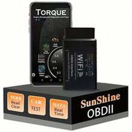 OBD2 Car Diagnostic Tool, Automotive OBDII OBD 2 OBD II ELM 327 V1.5 WIFI Fault Code Reader Diagnost