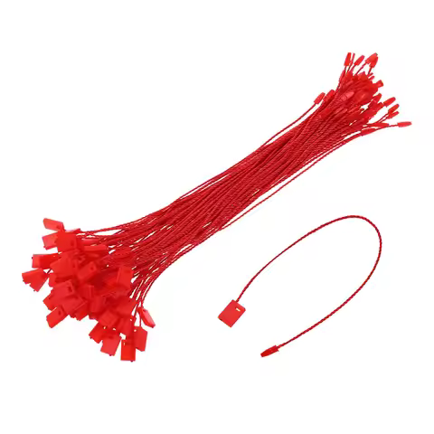 500Pcs Nylon Hang Tag String Snap Lock Pins Loop Price Tag Fastener Plastic Tags Ties Tag Tags with 