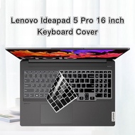 Keyboard Cover Lenovo Ideapad 5 5i Pro 16'' inch 16ACH7 ThinkBook 16p Laptop Keyboard Protector Silicone Transparent Soft Keyboard Case Waterproof Keyboard Protective Film