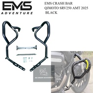 QJMOTOR SRV250 AMT EMS Adventure Crash Bar Guard Motorcycle 2025yrs Black