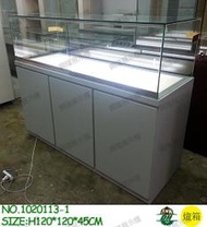 興隆展示櫃1020113-1[燈箱精品櫃]手機櫃.眼鏡櫃.禮品櫃.玻璃櫃.珠寶櫃.展場展示櫃.百貨專櫃.模型櫃.中島櫃