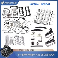 Engine Timing Chain kit Piston Bearing Gasket Set For BMW X5 X6 650i 750i Albana B5 B6 B7 N63 S63 N6
