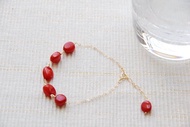 紅珊瑚手鍊 14KGF