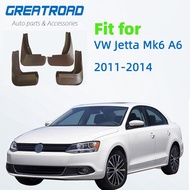 Set Mud Flaps For VW Jetta Mk6 A6 2011 2012 2013 2014 Vento Sedan Mudflaps Splash Guards Front Rear