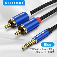 Vention สาย RCA 3.5ถึง2RCA สายสัญญาณเสียงแจ็ค3.5มม. jack สายแจ็คเข้า1ออก2 สายแจ็คลำโพง สายแจ็คสัญญาณ