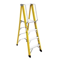 ✨READY STOCK✨Aluclass Handrail Fibreglass Platform Ladder (4 Steps Double Side) AL-FGL258-4S ALUCLAS