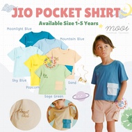 Mooi Jio Pocket 1-5 Years Tshirt Kids Pocket Unisex CBKS P10