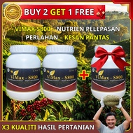 VIMAX S800 - BUY 2 GET 1 FREE - SLOW RELEASE NUTRITION FOR PLANTS - 30G ENOUGH NUTRITION FOR 1 SEASO