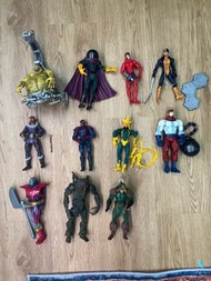 不散marvel legends 11隻 奸角villains universe hasbro toybiz 6寸公仔人偶 mojo mysterio klaw constrictor baron z