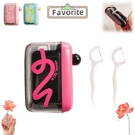 FAVORITEGOODS  Floss Box, Oral Care Automatic Ejectable Floss Dispenser, Portable without Floss Flos