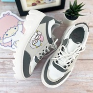 Paidal x Little Twin Stars 雙星仙子 雲朵齒輪鞋鬆糕鞋-灰