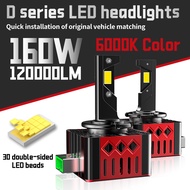 D1S D3S Car LED Headlight Bulbs D2S D4S D5S 160W Canbus HID Turbo Auto Lamp 1:1 Replace Xenon Lights