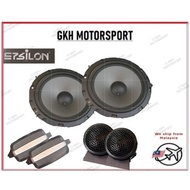 EPSILON 6.5" Inch 2Way Component Speaker System Set Crossover Tweeter Glass Fiber & Sponge Compound 