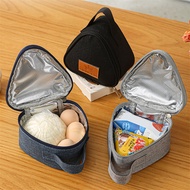 Breakfast Insulation Thermal Bag Small Triangular Rice Ball Lunch Box Bags Cute Portable Food Bento Fresh Pouch for Women Kids