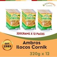 Ambros Ilocos Cornik (12 packs) Original Crunchy Chichacorn Cornick Garlic Cheese Wholesale Snack