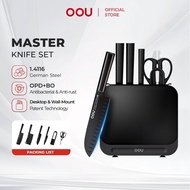 OOU Kitchen Knife Set Master Series 7-piece with Scissors Sharpener Knife Holder