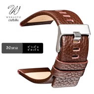 สายนาฬิกาหนังแท้สําหรับผู้ชายเข้ากันได้กับ Diesel DZ 140543231657   ความหนา 26 28 30 32 34 มม. Pin B