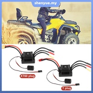 Brushless ESC 60A Dustproof Waterproof Brushless Sensorless ESC Adjustable Brushless ESC for 1/10 RC