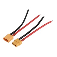 1pair 100mm XT60 Male+Female Bullet Connectors Plugs with 10cm Silicon 14AWG Wire For RC Lipo Batter