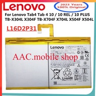 L16D2P31แบตเตอรี่เดิมสำหรับ Lenovo Tab4 Tab 4 10 / 10 REL / 10 PLUS TB X304L X304F x704F X704L X504F